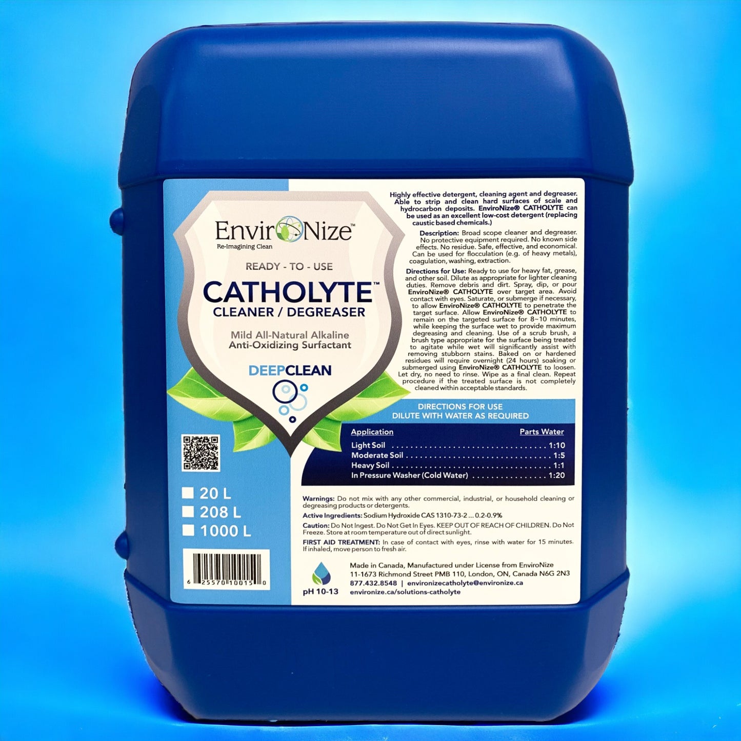 Environize Catholyte All-Purpose Cleaner and Degreaser