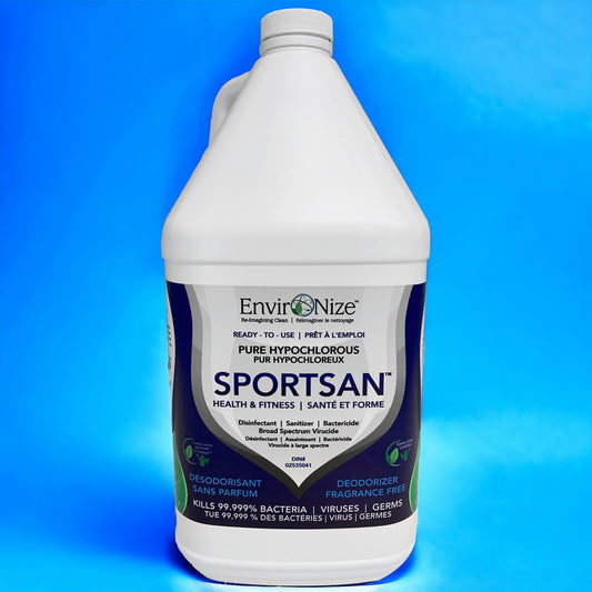 Environize SPORTSAN Hypochlorous Acid Health and Fitness Disinfectant